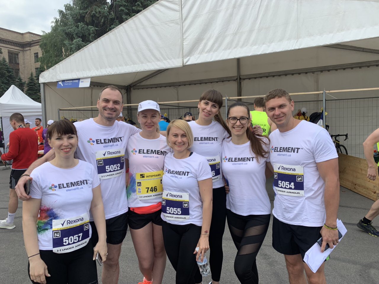Команда Element на Interpipe Dnipro Half Marathon 2019