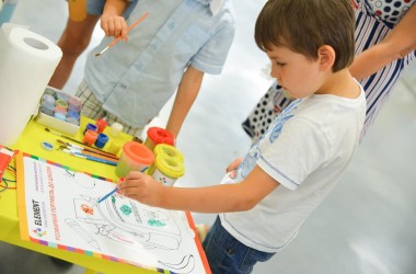 Фотоотчет с детских мастер-классов «Рисуем с Element!» в магазине Олди, г. Днепропетровск