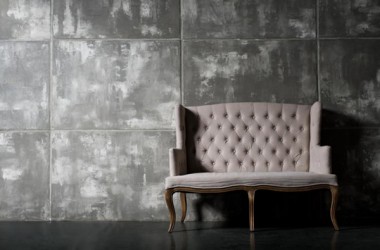 Декоративная отделка стен «под бетон» - грубая красота