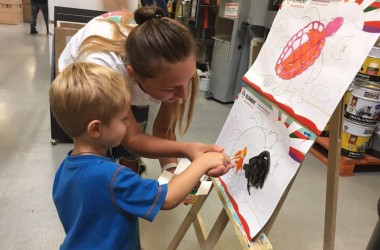 Детский мастер-класс «Розфарбуємо світ разом!» ко Дню рождения Эпицентр в г. Харьков