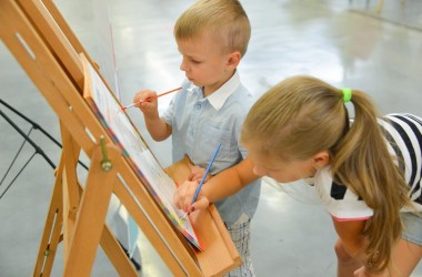 ТМ ELEMENT проводит детские мастер-классы по рисованию в сети строительных супермаркетов ОЛДИ