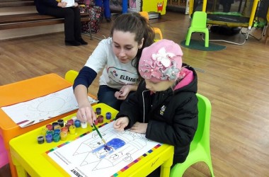 Детский мастер-класс Element ко Дню рождения магазина Эпицентр в Полтаве