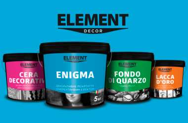 Декоративные покрытия и штукатурки ELEMENT DECOR