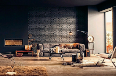 Черный цвет в интерьере