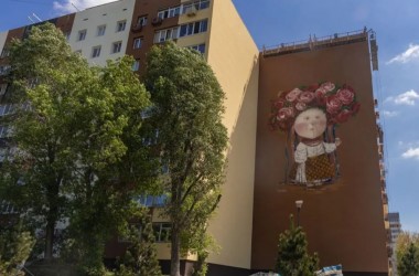 Restoration of the legendary mural based on the work of Evgenia Gapchinska