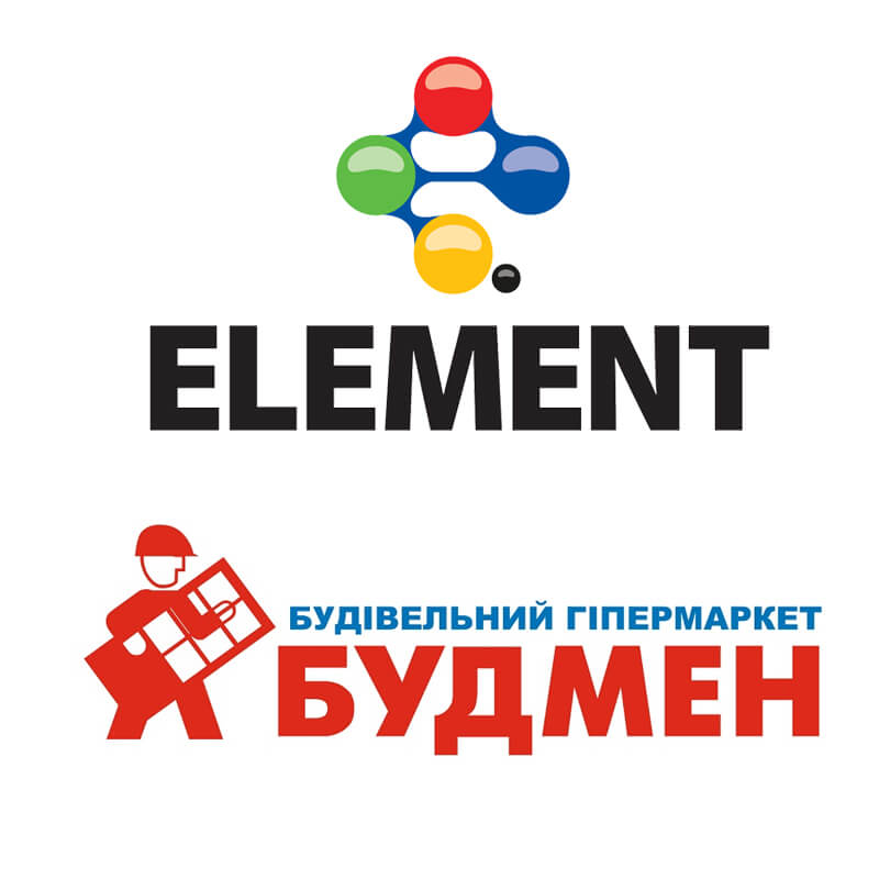 Оформление точки продаж Element в строительном супермаркете Будмен Интер, город Харьков