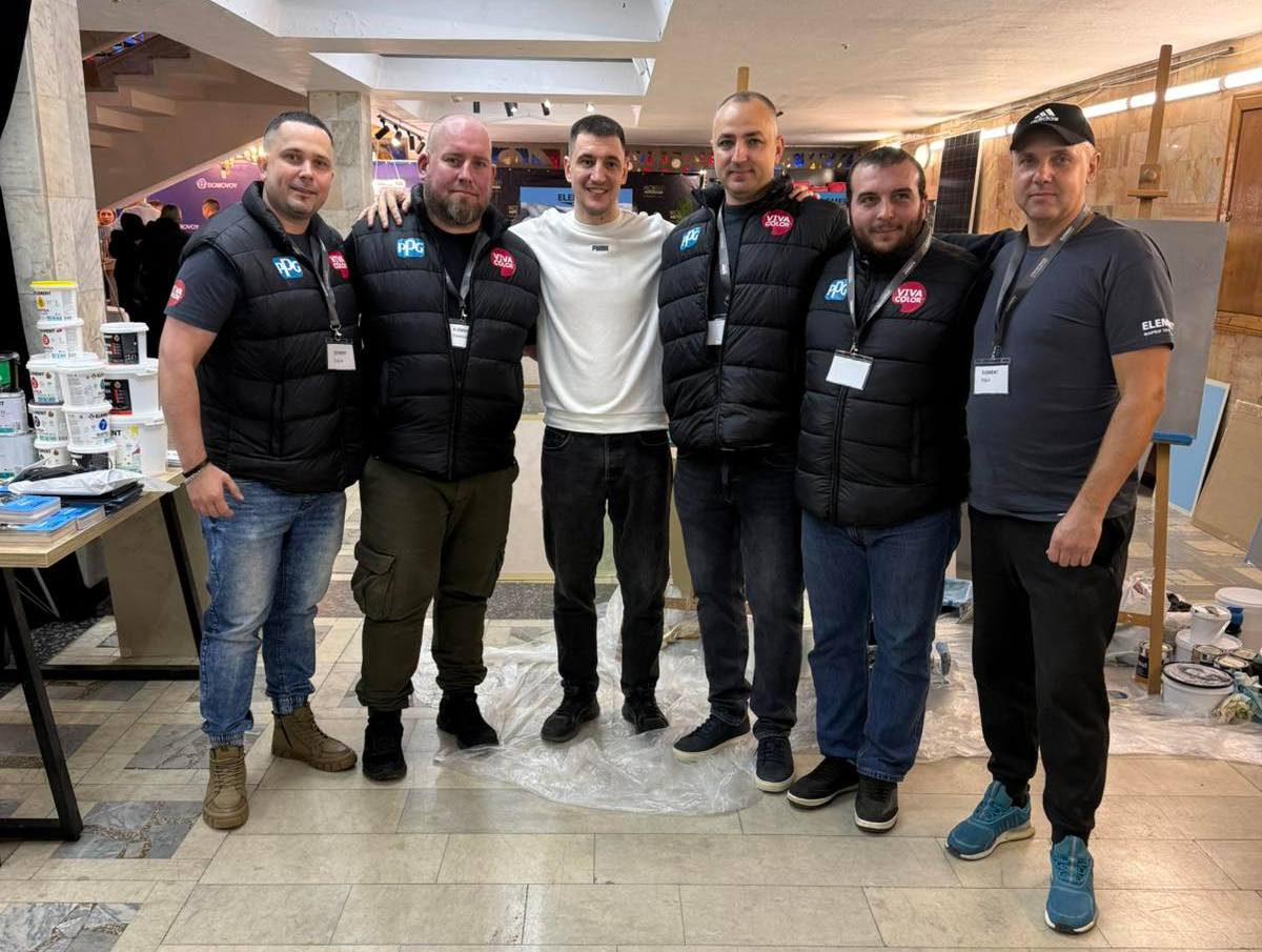 ELEMENT фарби та фактури на виставці BUILD EXPO 2025 у м. Кременчук