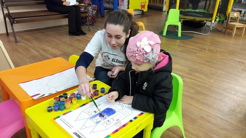 Детский мастер-класс Element ко Дню рождения магазина Эпицентр в Полтаве